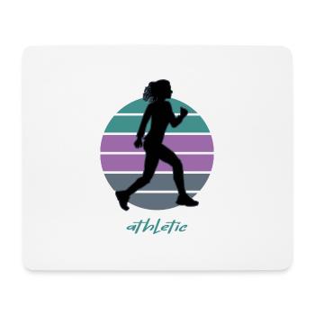 Trail Marathon Athletics Walker Ultrarun Sport - Mouse Pad (horizontal) - white - Front