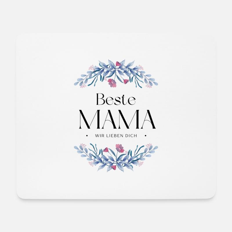 Beste Mama - Mousepad (Querformat) - Weiß