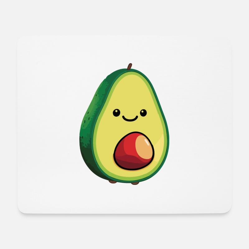 avocado sweet - Mousepad (Querformat) - Weiß
