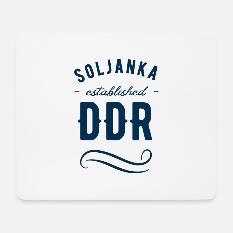 Soljanka DDR Legacy - Mousepad (Querformat) - Weiß