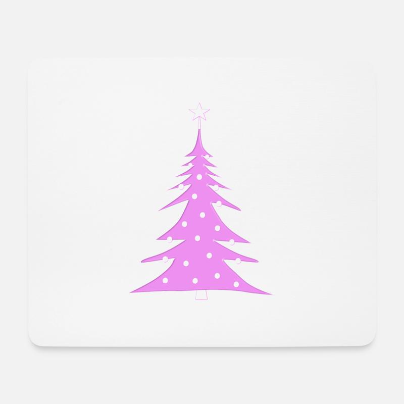 Christmas tree - Mouse Pad (horizontal) - white
