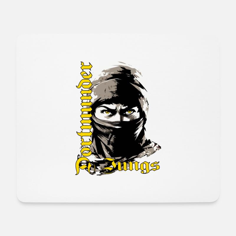 Dortmund Design Dortmunder Ultras & Fans - Mousepad (Querformat) - Weiß