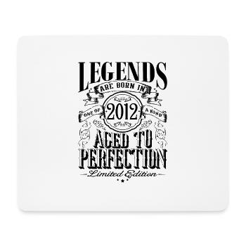 Vintage Born One Month of 2012 Birthday - Mouse Pad (horizontal) - white - Front