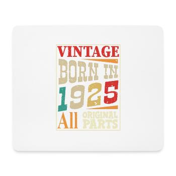 Jahrgang Jahrgang 1925 - Originalteile - Mousepad (Querformat) - Weiß - Vorne