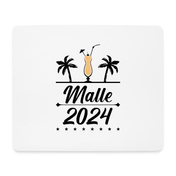 malle 2024 - Mousepad (Querformat) - Weiß - Vorne