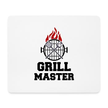 Grill Master BBQ - Mouse Pad (horizontal) - white - Front