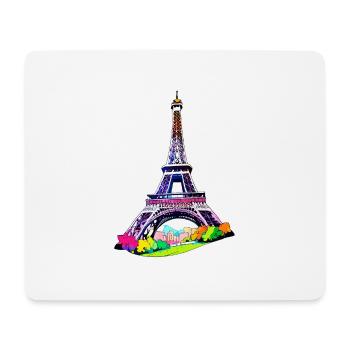 Eiffel Tower #2 - Mouse Pad (horizontal) - white - Front