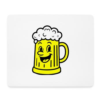 Chope à bière Bière comique - Tapis de souris (format paysage) - blanc - Devant