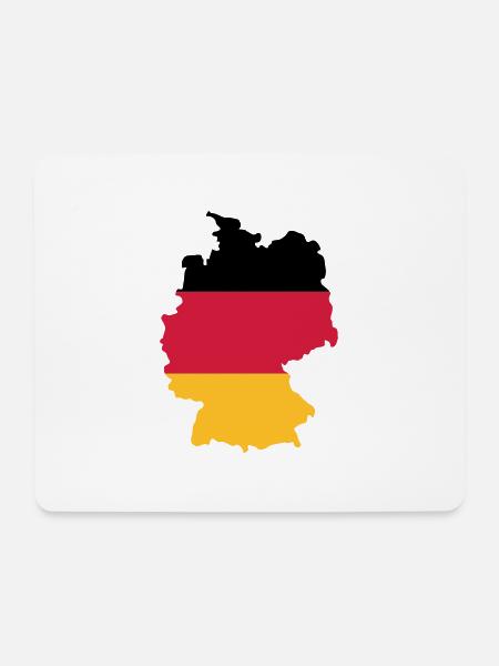 Deutschland - Mousepad (Querformat) - Weiß