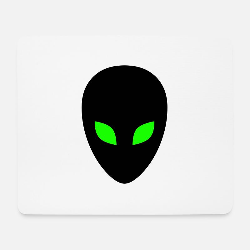 Alien - Mousepad (Querformat) - Weiß