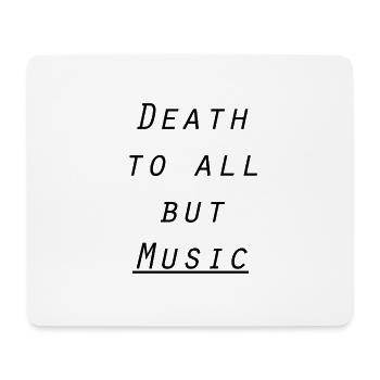 musique - Tapis de souris (format paysage) - blanc - Devant