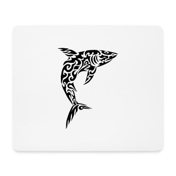 Tribal Hai - Mousepad (Querformat) - Weiß - Vorne