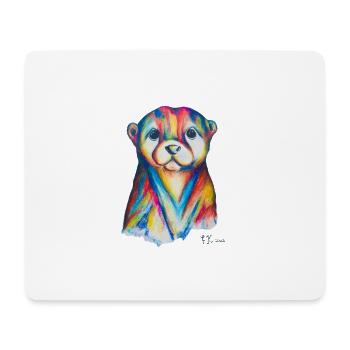 NÉPOMUCÈNE - Tapis de souris (format paysage) - blanc - Devant