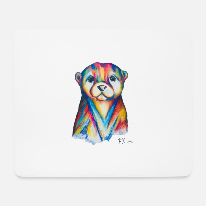 NEPOMUK - Mousepad (Querformat) - Weiß