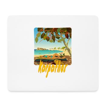 Karpathos - Mousepad (Querformat) - Weiß - Vorne