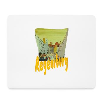 Haidplatz Regensburg - Mousepad (Querformat) - Weiß - Vorne