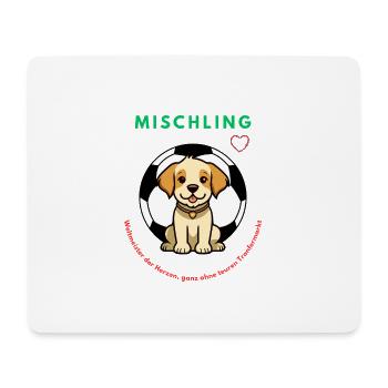 Mischling Design 2 - Mousepad (Querformat) - Weiß - Vorne