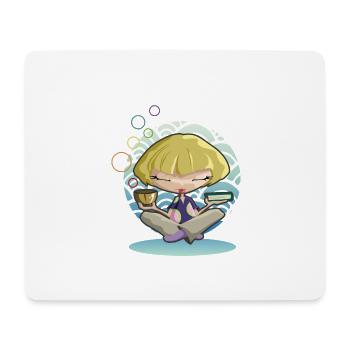 zen - Tapis de souris (format paysage) - blanc - Devant