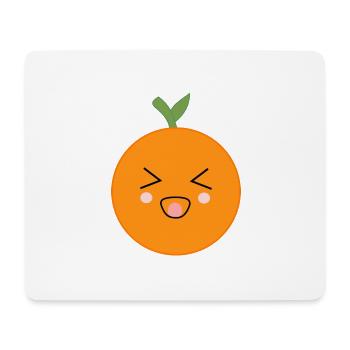 Kawaii Oranges Kawaii Fruits Kawaii Fruit - Mouse Pad (horizontal) - white - Front