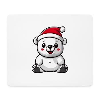 Polar Bear Christmas Christmas - Mouse Pad (horizontal) - white - Front