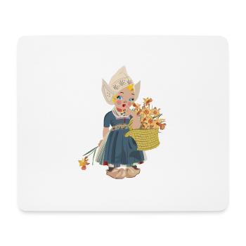 fille holland - Tapis de souris (format paysage) - blanc - Devant
