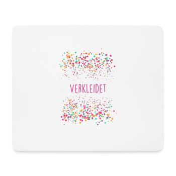Helau,Carnaval,Confettis,Coloré,Habillé - Tapis de souris (format paysage) - blanc - Devant