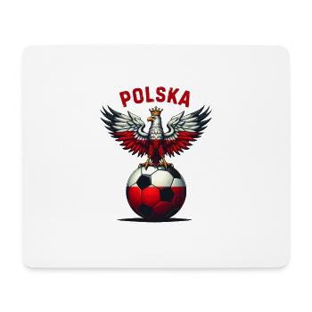 Polish football - Mouse Pad (horizontal) - white - Front