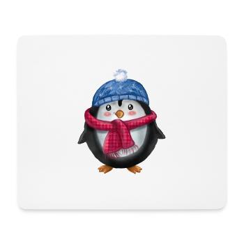 Pinguin - Mousepad (Querformat) - Weiß - Vorne