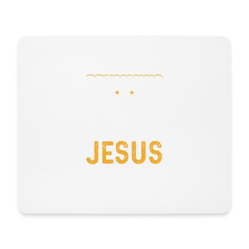 Drumming forJesus für Christen Schlagzeuger - Mousepad (Querformat) - Weiß - Vorne