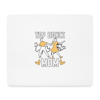 Danse à claquettes Maman claquettes pour danseurs de claquettes - Tapis de souris (format paysage) - blanc - Devant