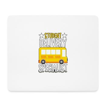 Spécialiste de la prestation de services aux élèves pour les chauffeurs d’autobus scolaires - Tapis de souris (format paysage) - blanc - Devant