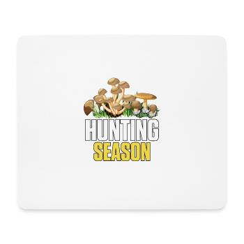 Hunting Season Pilzjagd für Pilzsammler - Mousepad (Querformat) - Weiß - Vorne