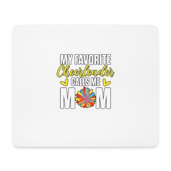 My Favorite Cheerleader Calls Me Mom Cheerleading - Mousepad (Querformat) - Weiß - Vorne