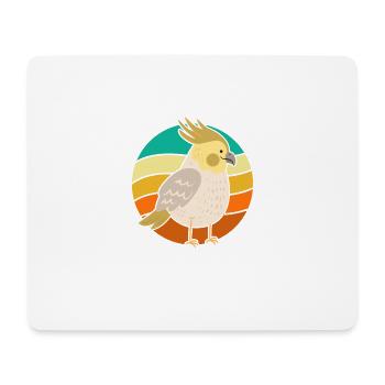Cacatoès cacatoès pour les ornithologues - Tapis de souris (format paysage) - blanc - Devant