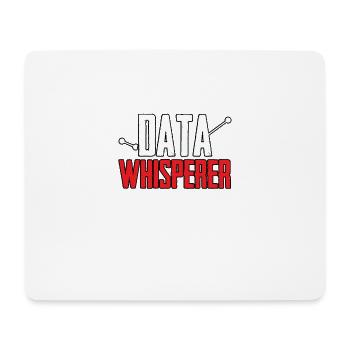 Chuchoteur de données pour les scientifiques - Tapis de souris (format paysage) - blanc - Devant