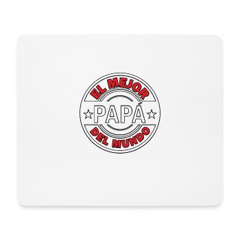 El Mejor Papá Del Mundo Der Beste Vater Der Welt - Mousepad (Querformat) - Weiß - Vorne