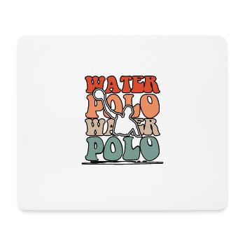 Water-polo water-polo natation - Tapis de souris (format paysage) - blanc - Devant