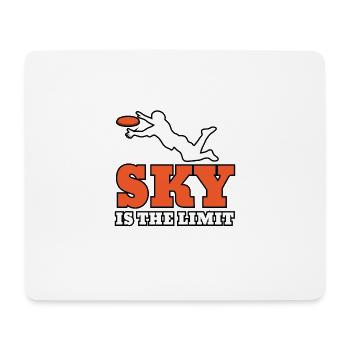 Sky Is The Limit Ultimate Frisbee Flying Disc - Mouse Pad (horizontal) - white - Front