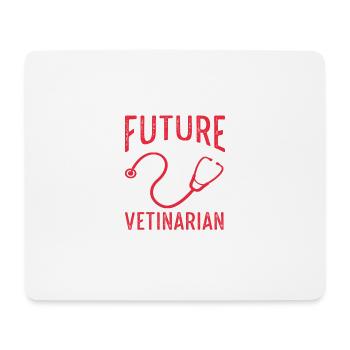 Future Vetinarian Für Männer Frauen - Mousepad (Querformat) - Weiß - Vorne
