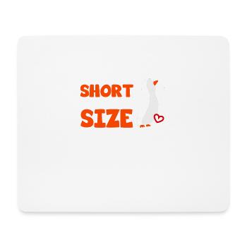 I'm Not Short I'm Penguin Size Für Pinguin Fans - Mousepad (Querformat) - Weiß - Vorne