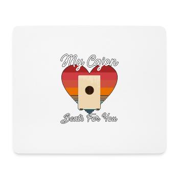 Mon Cajon Beats Pour Vous Kachon - Tapis de souris (format paysage) - blanc - Devant