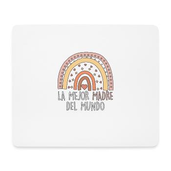 La Mejor Madre del Mundo Beste Mutter der Welt - Mousepad (Querformat) - Weiß - Vorne