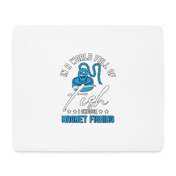 World Full O Fish Magnet Fishing Magnets - Mouse Pad (horizontal) - white - Front
