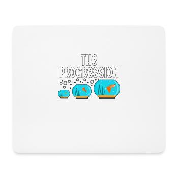 Aquarium The Progression Aquarist Fischtank - Mousepad (Querformat) - Weiß - Vorne
