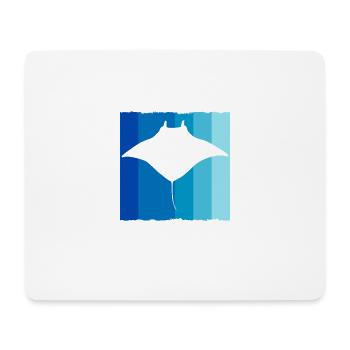 Stingray, Manta Blue, Sunset, Ocean - Mouse Pad (horizontal) - white - Front