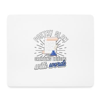 Creating Echoes With Words Schriftsteller - Mousepad (Querformat) - Weiß - Vorne