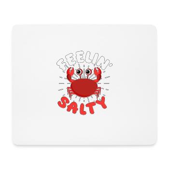 Feelin' Salty for Maryland Cancer Seafood - Mouse Pad (horizontal) - white - Front