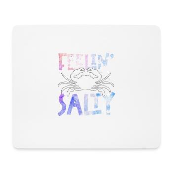 Feelin' Salty for Maryland Cancer Seafood - Mouse Pad (horizontal) - white - Front