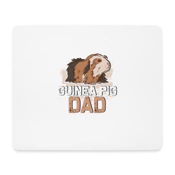Papa cochon d’Inde pour les propriétaires de cochons d’Inde - Tapis de souris (format paysage) - blanc - Devant