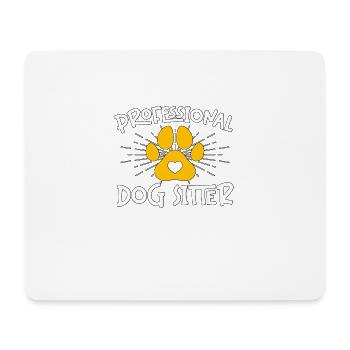 Professional Dog Sitter for Pet Sitters - Mouse Pad (horizontal) - white - Front